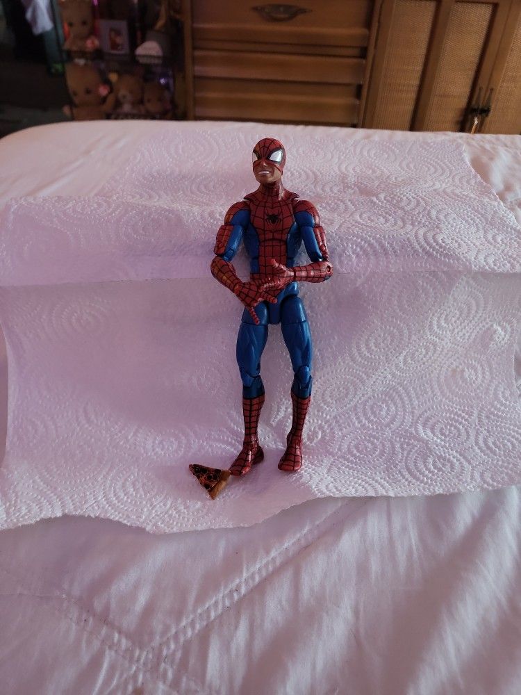 Hasbro Marvel Legends Retro Pizza Spider-Man 6” Action Figure