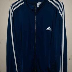 $8 ADIDAS BLUE JACKET YOUTH SIZE XL 