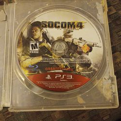 PS3 "SOCOM 4 Navy Seals" Greatest Hits " Video Game