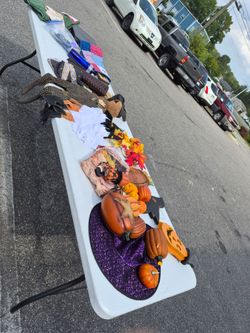 The dollar table outside halloween and miscellaneous
