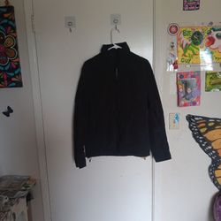 Mens Black Windbreaker