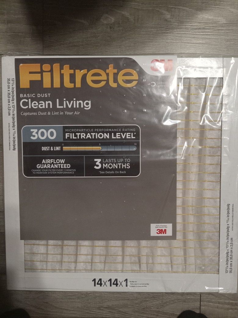 Filtrete 14x14x1 Filters 6 Pack New In Box, Great Price