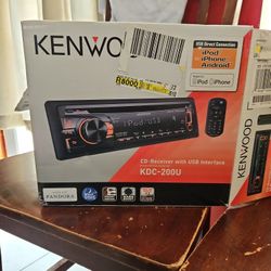 Kenwood car radio,  Removable face 