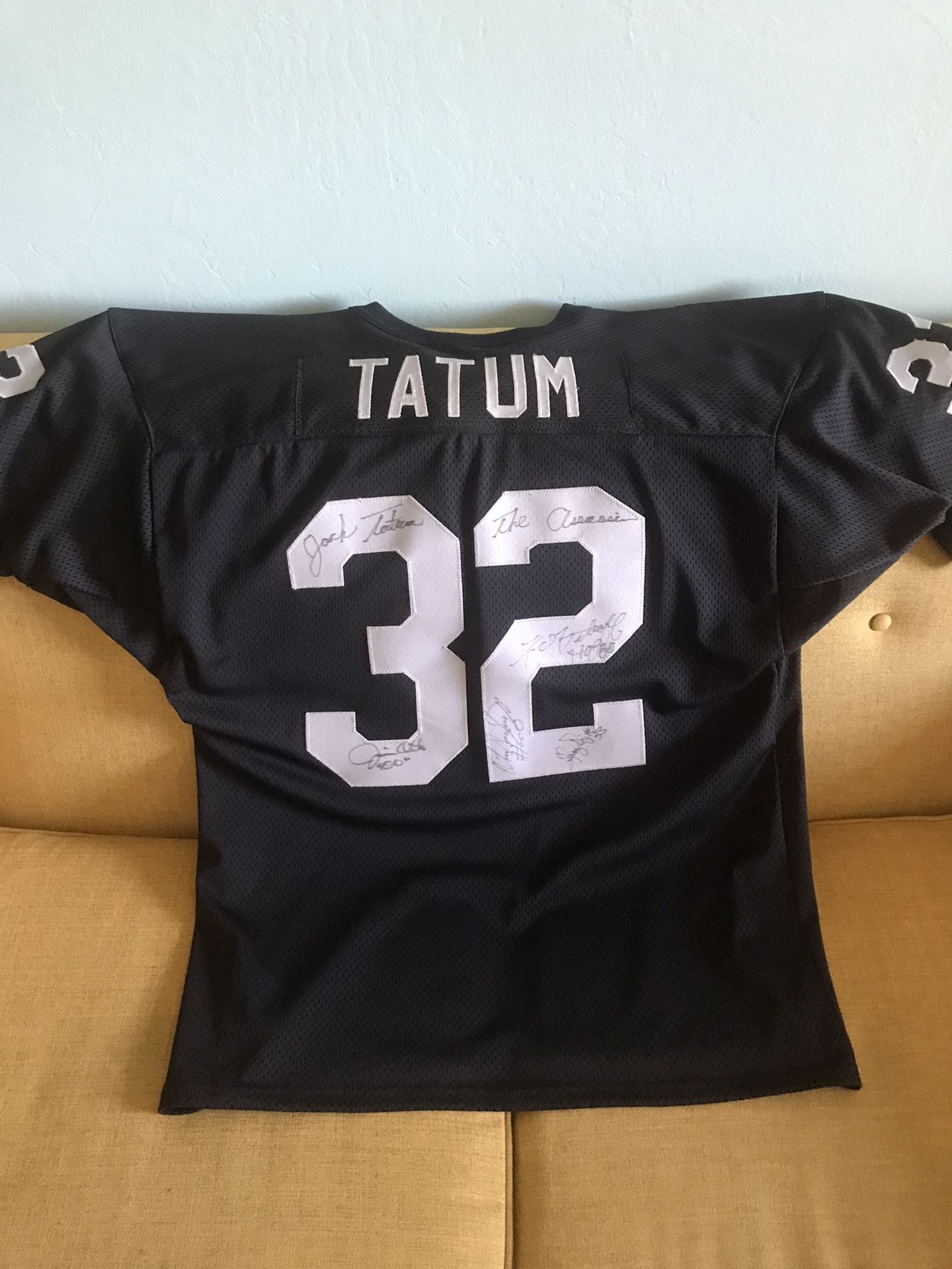 Jack Tatum  Signed Raiders Jersey 