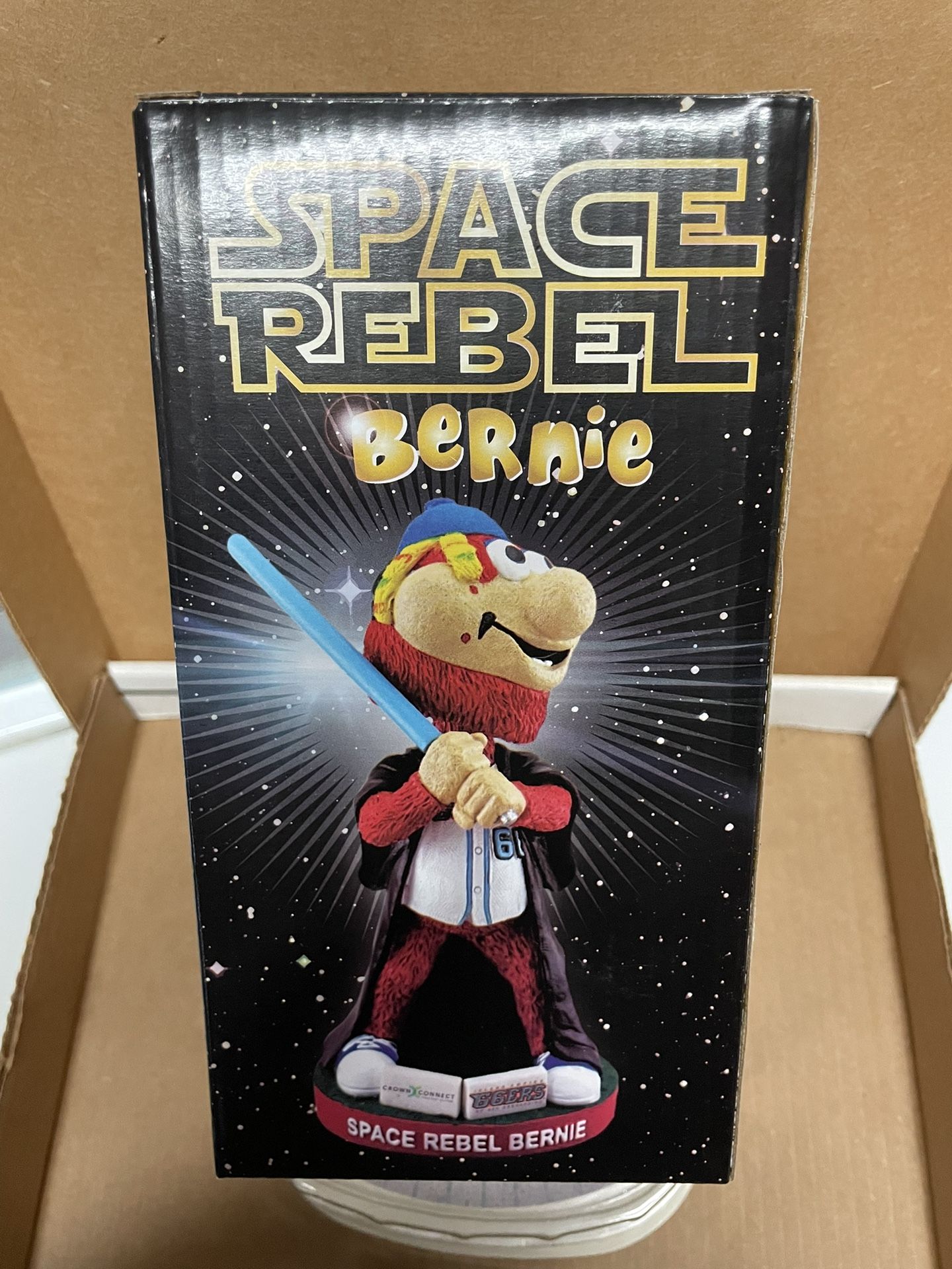 “Space Rebel” Bernie Bobblehead from Inland Empire 66ers (Angels Minor League Affiliate)