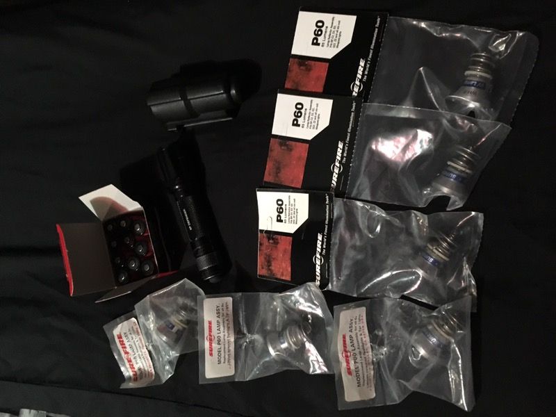 SUREFIRE 6P Defender Tactical Light w/EXTRAS!