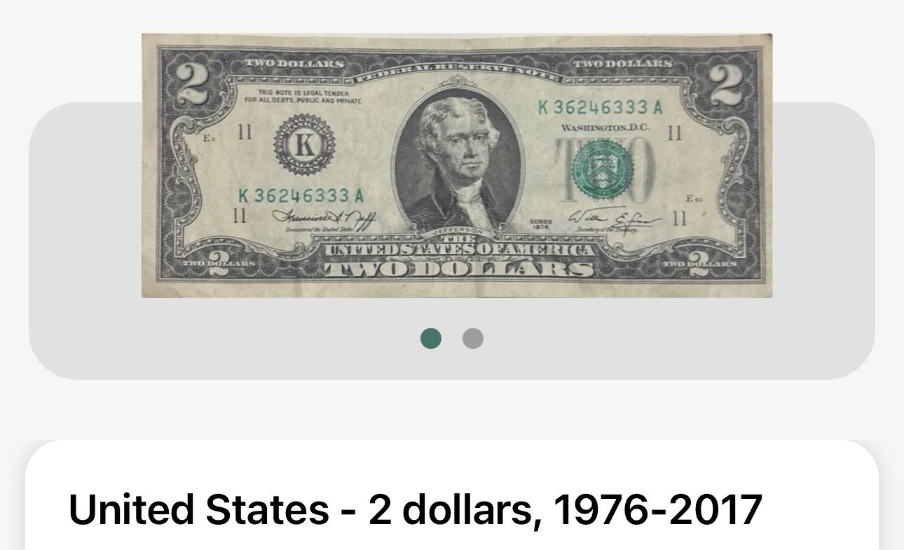 U.S. - Two Dollar Bill