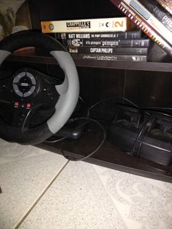 Ps3 racing steering wheel and pedals