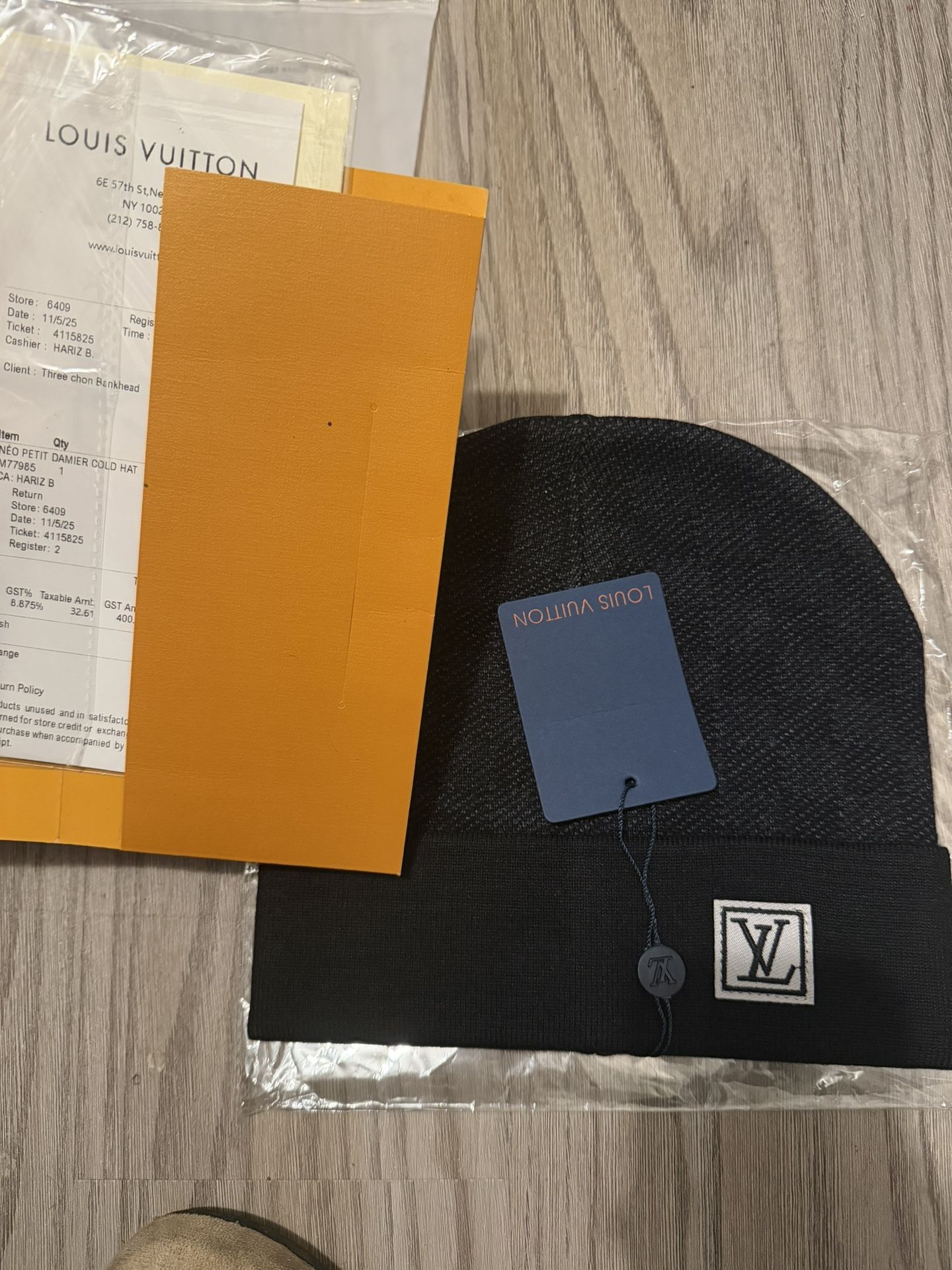 Brand New Louis Vuitton Beanie