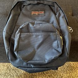 JanSport Navy Blue Mini Backpack 