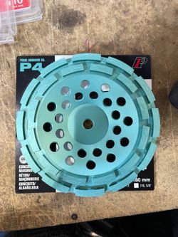 Pearl Abrasive P4 Diamond Cup Wheel 180mm