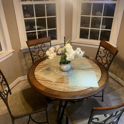 Dining Table With Four Chairs 