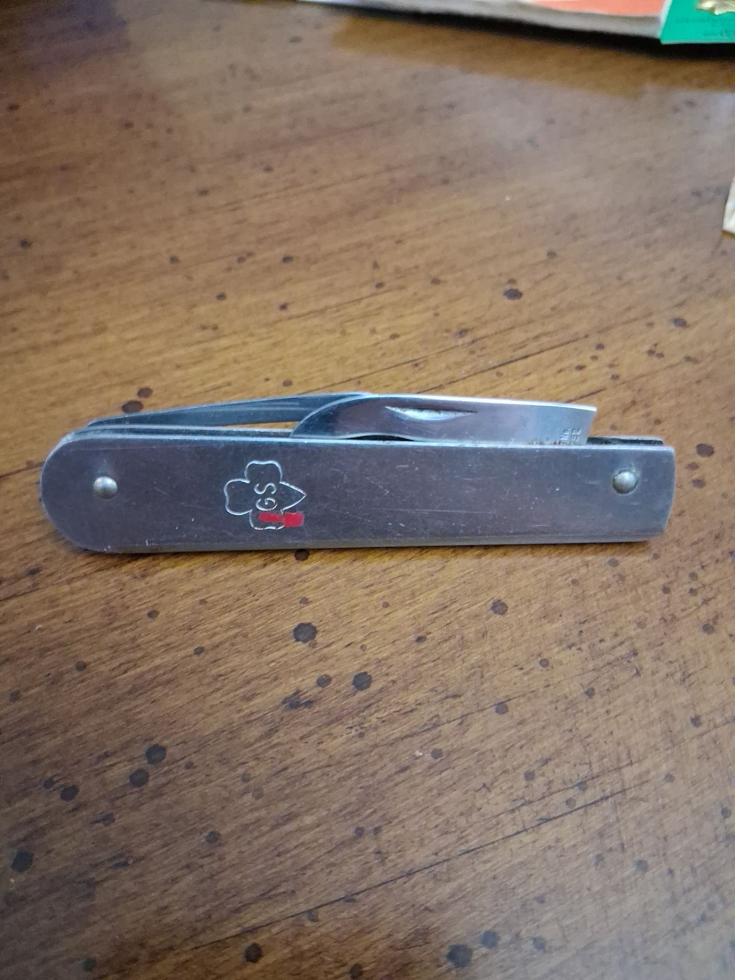Girl Scout bottle opener and fork + knife