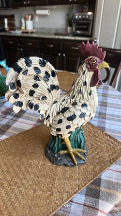 Vntg Resin Rooster