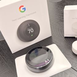 Google Nest Learning Thermostat - 3rd Generation - Black