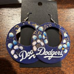 LA Dodgers Earrings 