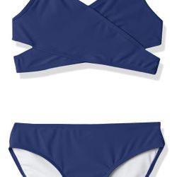 Kanu Surf Girls Coral Reef Beach Sport Wrap Around Bikini 2-Piece Swimsuit


