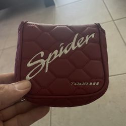 Taylormade spider putter head cover . Used 