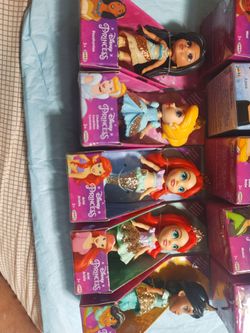 DISNEY SET OF 10 PRINCESS 4 INCH DISNEY DOLL