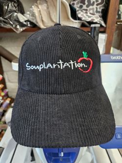 Souplantation Embroidered Corduroy Hat
