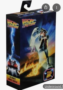 NECA Back to The Future Marty McFly [with Backpack, Skateboard & Guitar] - Ultimate 7" Scale Action Figure