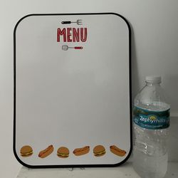 Menu📌Dry Erase Board