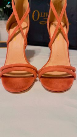 Blush Suede Heels size 8 1/2