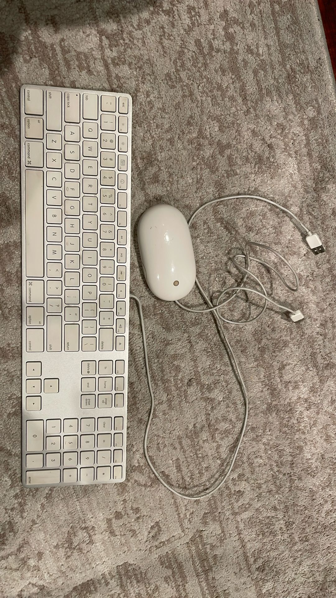 Apple Keyboard and Mouse