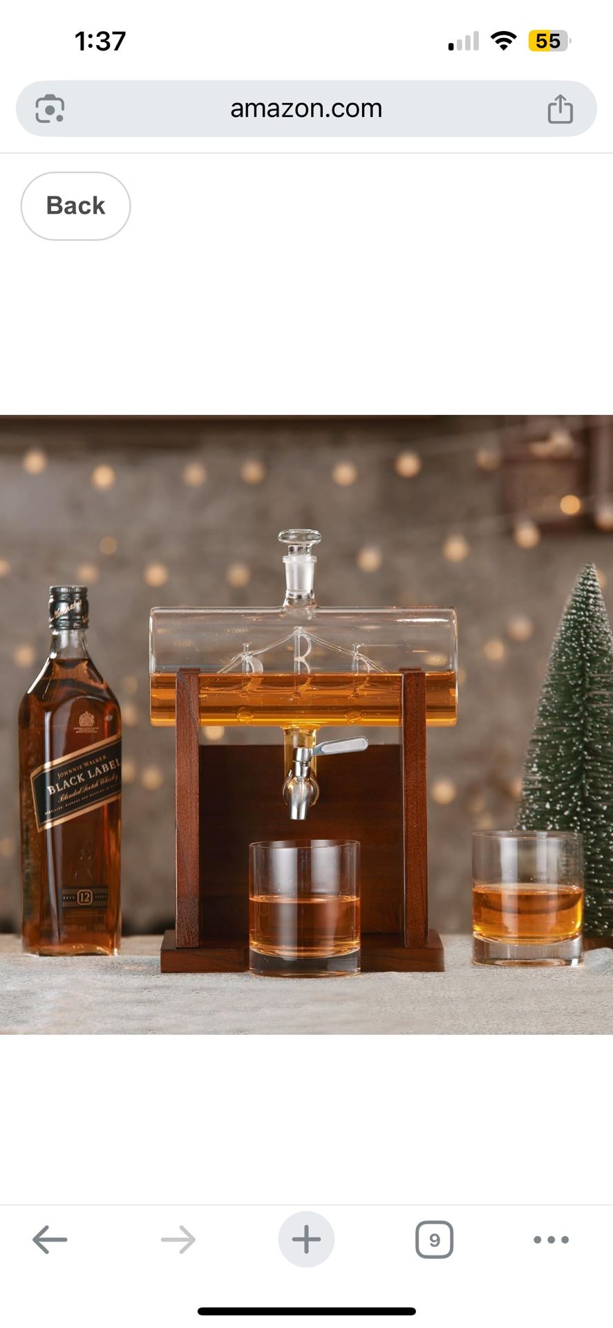 Jillmo Whiskey Decanter Set