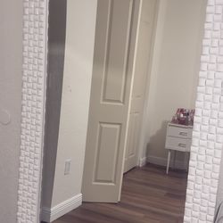 Floor Mirror White