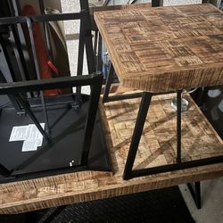 Coffee Table And End Tables 