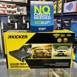 New Kicker 2400 Watts Max (1200 Watts RMS) Monoblock Car Audio Bass Amplifier ✅ 🔥