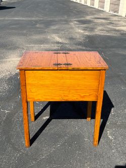Real Wood Sewing/ Storage Box -$20