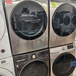 LG ThinQ Washer And Dryer Set 