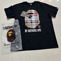 bape shirt burberry 