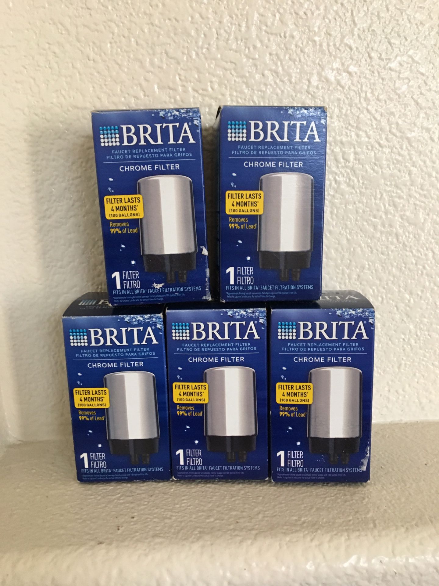 Brita Chrome Water Filters removes Lead FR - 200
