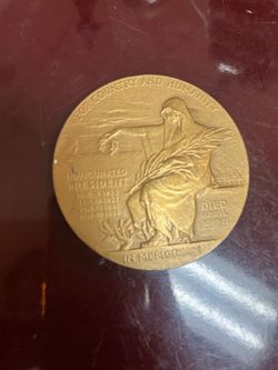 Franklin D. Roosevelt Memorial Bronze Medal