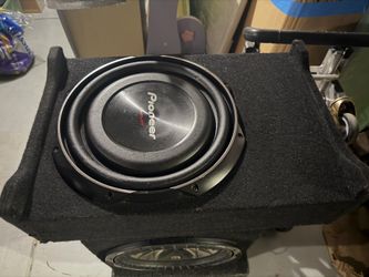12” pioneer flat shallow sub enclosure