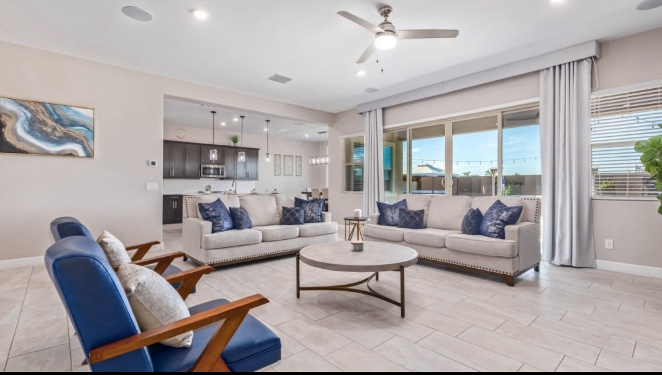 2 Piece Living Room Sofa Set