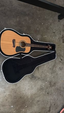 Oscar Schmidt Acoustic Guitar With Hard Case