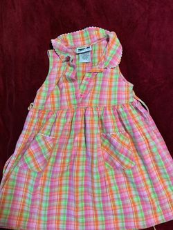 Speechless girls dress size 6 pink and green