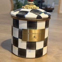 MacKenzie-Childs Courtly Check Canister