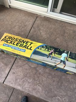 “CROSSNET PICKLEBALL” Play Standard or Four-Way