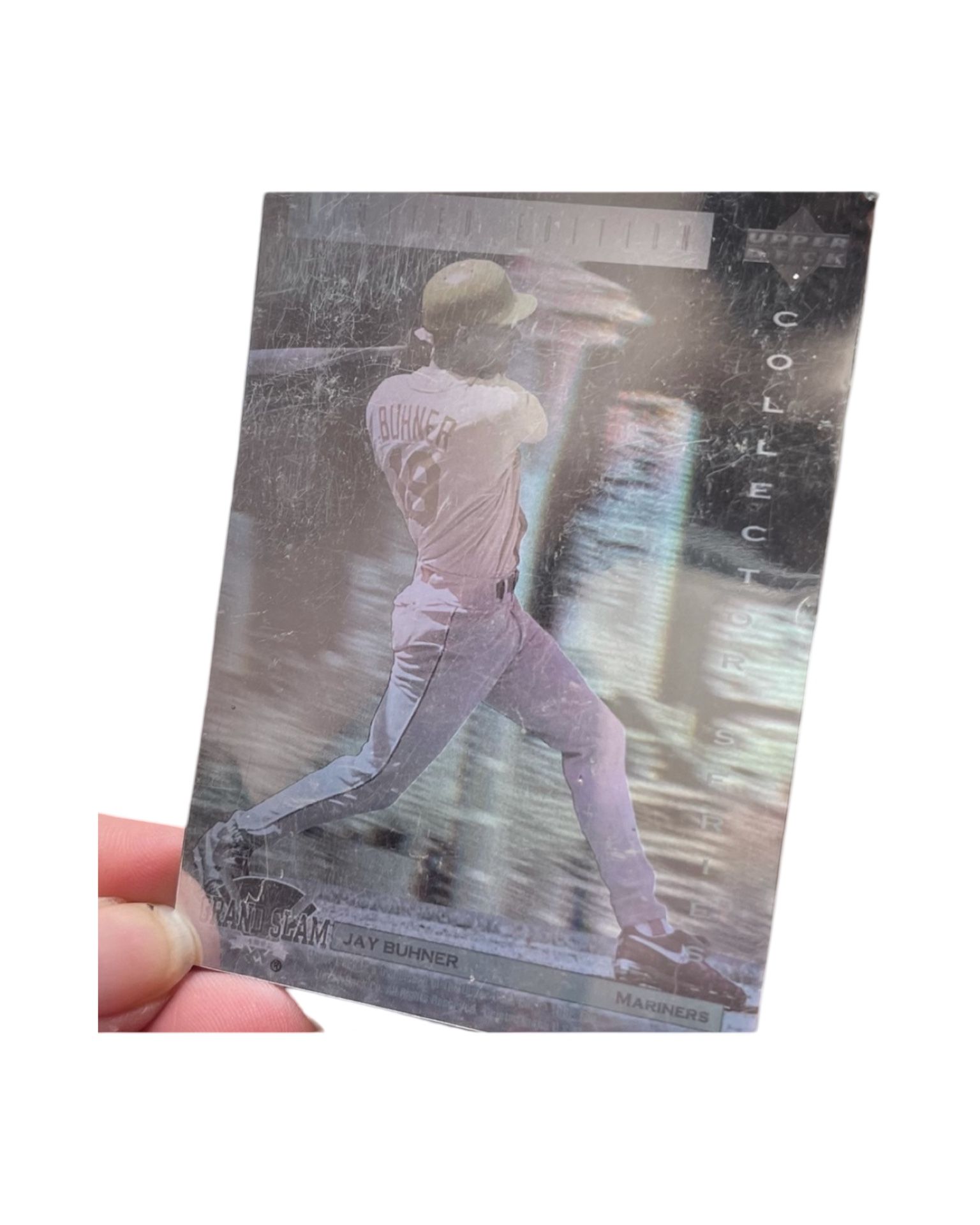 1992 Upper Deck Seattle Mariners Jay Buhner Holographic Baseball Card