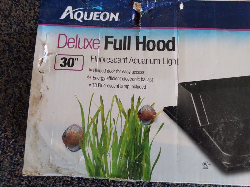 Aqueon 30" Deluxe Full Aquarium hood