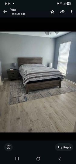 4-Pieces (Bed Dresser Mirror Nightstand) Queen Bedroom Set $645!! King $699!!
