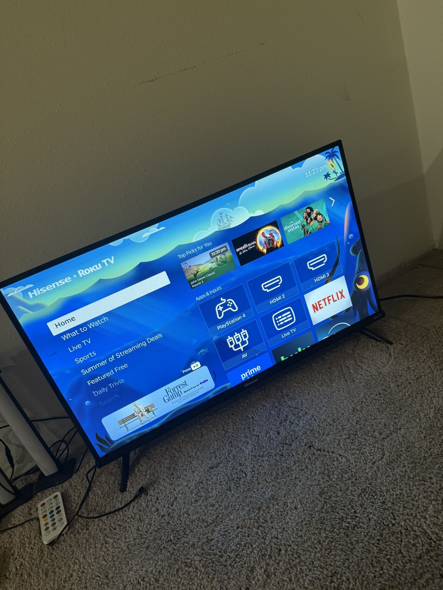 PlayStation 4 - 2 Controllers And Tv Set