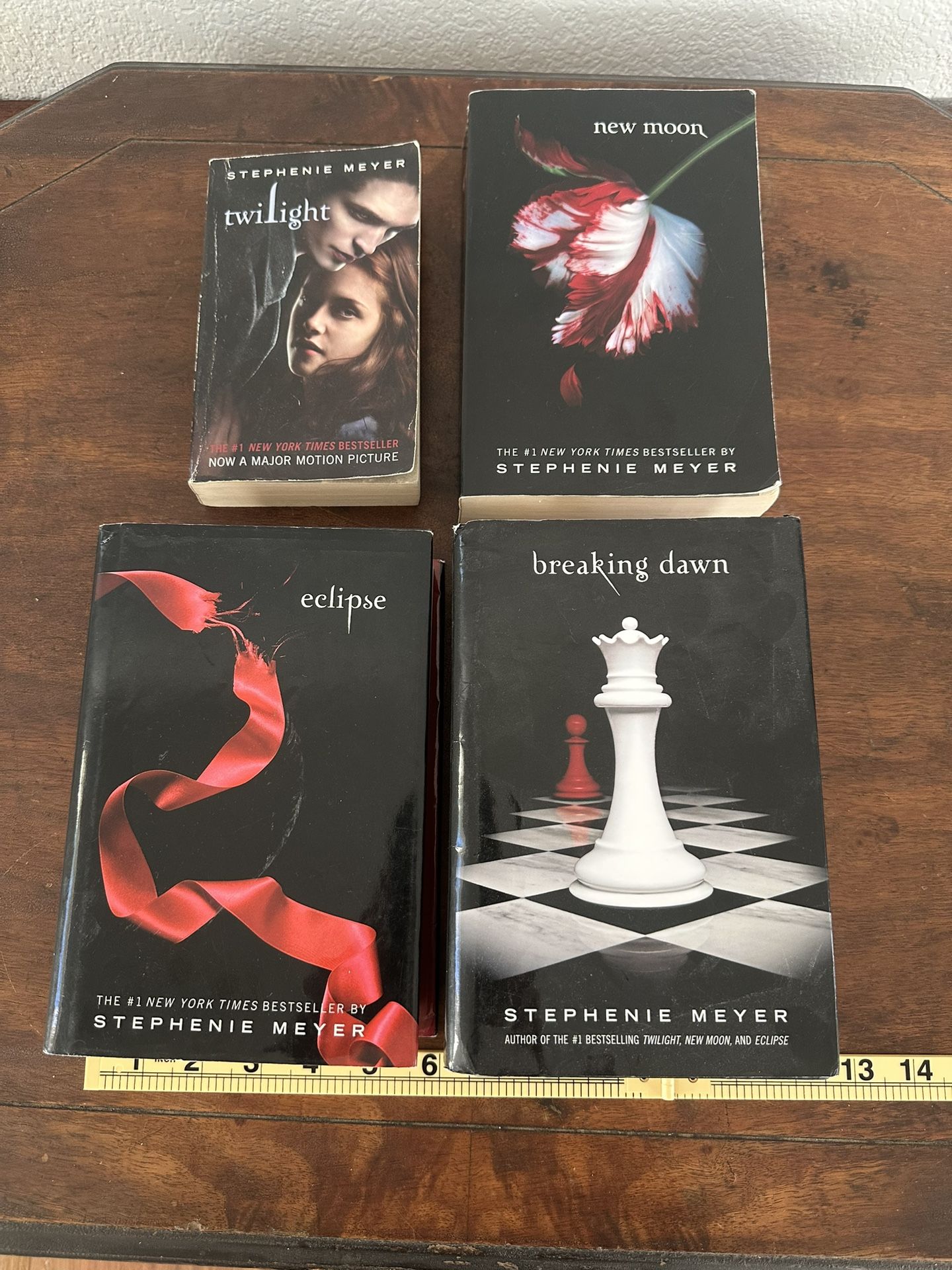 4-Book Set: “Twilight” Series. Used.