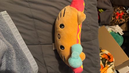 Hello Kitty plush hot dog