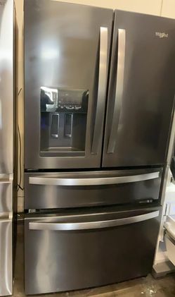 Whirlpool 4-Door Stainless Steel Refrigerator Fridge
